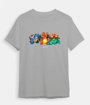 Pokemon t-shirt Trainer series Red gray