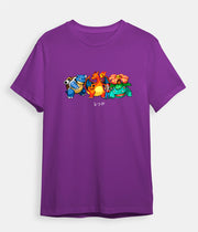 Pokemon t-shirt Trainer series Red purple
