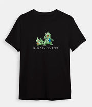 t-shirt pokemon tyranitar for mens and girls in black