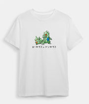 t-shirt pokemon tyranitar for mens and girls white
