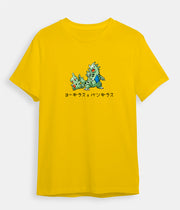 t-shirt pokemon tyranitar for mens and girls yellow