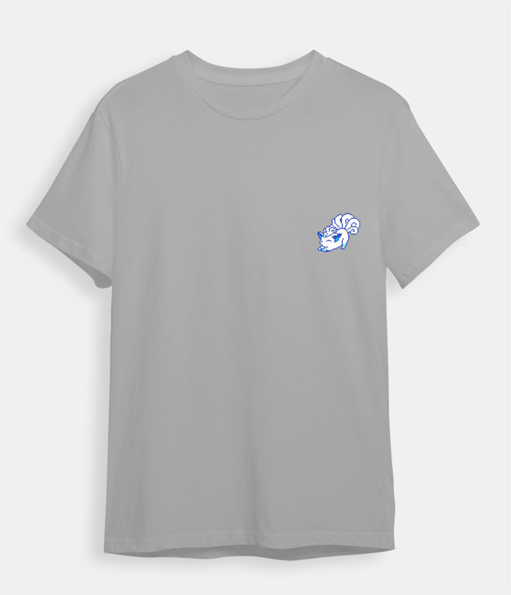 Pokemon t-shirt Vulpix Alolan gray