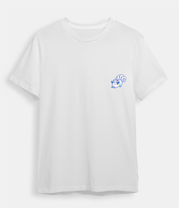 Pokemon t-shirt Vulpix Alolan white